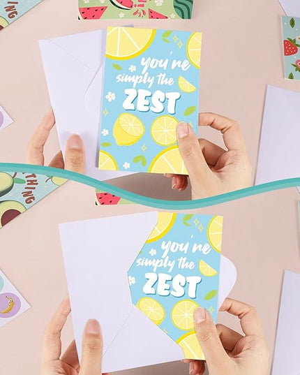 Thboxes 40 Pack Funny Thank You Cards with Envelopes & Stickers, 4×6 in Cute Thank You Card, Blank Cards and Envelopes Greeting Card for Kids Birthday, Wedding, Baby Shower, Thanksgiving, Christmas