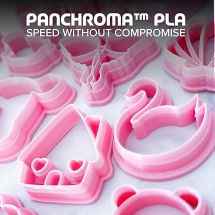 Panchroma PLA Pink 3D Printer Filament, 1.75mm, 1kg Spool, Easy to Print, High Speed Printing, Tangle Free, AMS Compatible, Perfect for Toys, Decor, Miniatures, Models & Cosplay