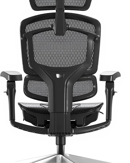 FLEXISPOT ErgoX-PRO Ergonomic Office Chair with Footrest Black – AeroWeave 5.0 Mesh Seat, 5D Lumbar, 7D Armrests, 4D Headrest, 551LBS Capacity – Office, Gaming, Home