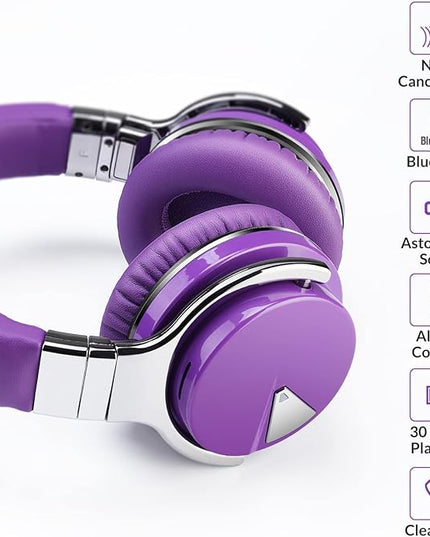 Million Sold 10 Years Classic E7 Active Noise Cancelling Headphones with Upgraded Noise Cancellation, Bluetooth Headphones Wireless with HD Sound Vivid Deep Bass, for Home Office Travel Birthday Gift