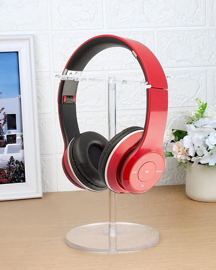 Clear Acrylic Headphone Stand for AirPods Max/Gaming Headsets (HyperX/Xbox) - Universal Holder for Bose, Beats & Wireless Headphones - Space-Saving Organizer (Pure Transparency)