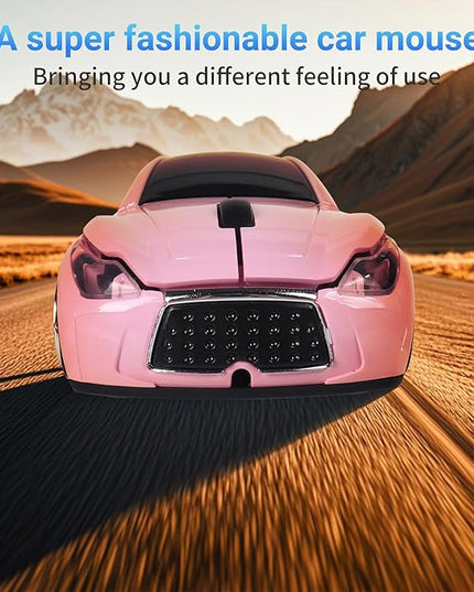 elec Space Car Mouse, Wireless Mouse (Milk Tea Pink)