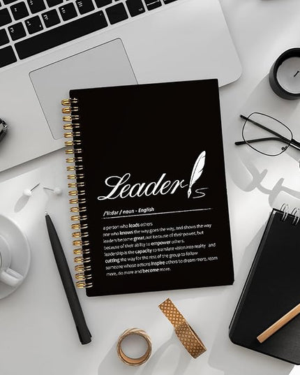LIANHW Appreciation Gift for Leaders, Leader Gifts Notebook, Work Notebooks for Note Taking, Work Journal for Women Men Coworkers,Office Spiral Notebook, 5.5x8.3 Inch