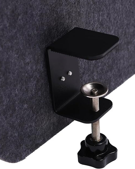 Acoustic Desk Divider, 59.1 x 23.8In Office Divider Panel, Noise Reducing Desk Privacy Panel for Office Table Sound Proof Dividers Office Furniture Partitions