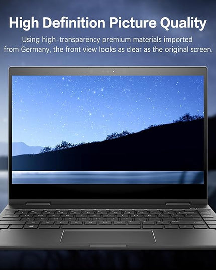 Laptop Privacy Screen 15.6 Inch 16:9 Aspect Ratio, Laptop Screen Privacy Shield Compatible With Lenovo Hp Dell Acer Asus Thinkpad Envy Xps, Removable Anti Glare Blue Light Computer Filter Protector
