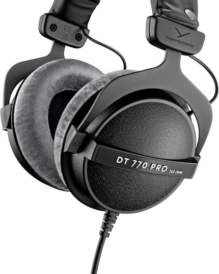 beyerdynamic DT 770 PRO 250 Ohm Over-Ear Headphones in Gray. Enclosed Design, Use Ideal for Studio Mixing