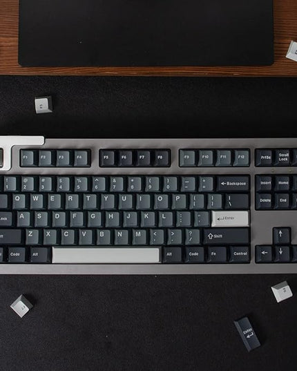 Sumgsn Apollo Keycaps 163 Keys Doubleshot Keycaps Cherry Profile Custom Keyboard Key caps Set Fit for 61/64/87/104/108 Cherry Mx Switches ISO ANSI Layout Alice Keyboard Mechanical Keyboards