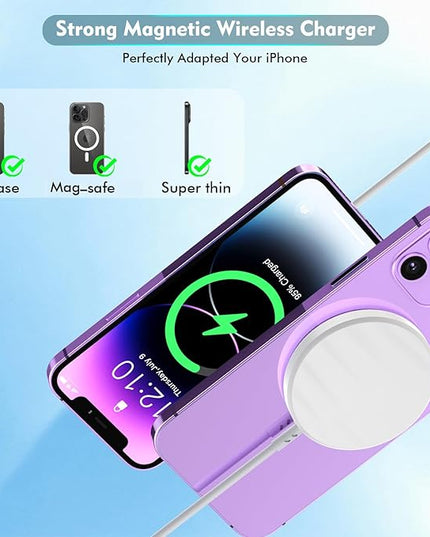 [Apple MFi Certified]Long Magnetic Wireless iPhone Charger,10FT Mag Safe Charger Mag-Safe Charging Magnet Charge Pad 10Feet 2Pack for iPhone 17 Pro Max/17Pro/iPhone 16ProMax/16Plus/15/14/13/12/AirPods