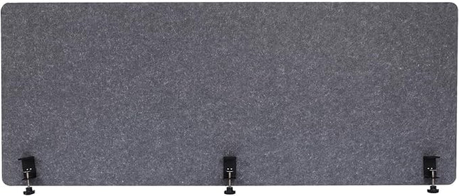 2 Pcs Desktop Privacy Panel, Sound Proof Dividers with Clamp, 60 x 16in Office Desk Divider Partition for Office Desktop Accessories Reduce Distractions