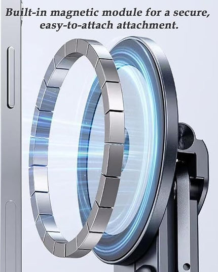 Tablet Stand - 18.15x5.8x2.1cm Magnetic Aluminum Holder | Laptop and Tablet Support, Adjustable Phone Tripod, Travel Office Desk Home Outdoor Indoor, Portable Gadget Stand, Lightweight Durable Holder