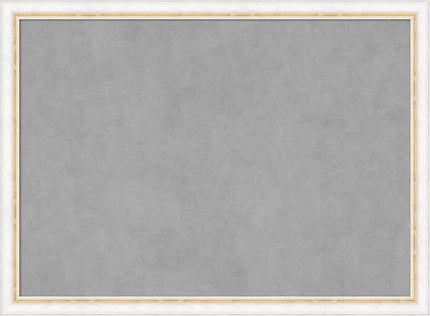 Amanti Art White Framed Magnetic Board 22x30 Medium Vision Board for use with Magnets, 100% Metal Sheet to Display Items as Office Decor or for Home Organization in mudroom, Kitchen or Kids Room