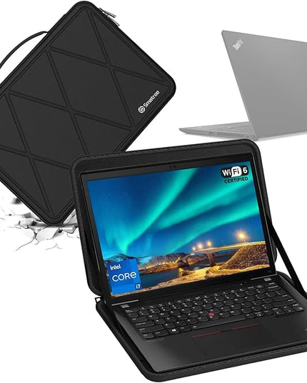 Smatree Hard EVA Protective Sleeve Compatible for 14inch Lenovo ThinkPad X9 14 Aura Edition Copilot+PC,for 14inch Yoga Book 9i,for 13inch ThinkPad X13 Yoga Gen 3/2,for 13inch Yoga6 Gen 8/7 Case(X8033)