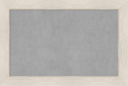 Amanti Art White Framed Magnetic Board 25x37 Large Vision Board for use with Magnets, 100% Metal Sheet to Display Items as Office Decor or for Home Organization in mudroom, Kitchen or Kids Room