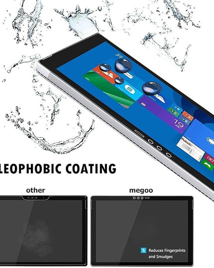 Megoo [2-Pack Screen Protector for Surface Pro 6, Friendly Touching/Easy Installation/High Sensitivity/HD Clear Tempered Glass, Compatible for Microsoft New Surface Pro 6 Pro 5/4 12.3 Inch