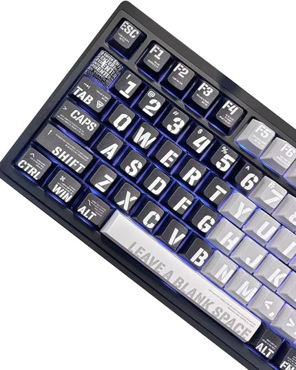daixiahu Raving Theme 157 Key PBT Keycaps Cherry Custom Keycap Set for 61/87/104/108 Cherry MX Switch Mechanical Keyboards