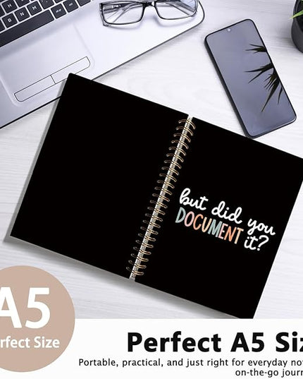 But Did You Document It Funny Notebooks for Work, Human Resources Gifts, Funny Office Gifts, Office Humor Gifts, Funny Office Supplies, Funny Hardcover Spiral Notebook 5.5x8.3 Inch