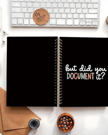 But Did You Document It Funny Notebooks for Work, Human Resources Gifts, Funny Office Gifts, Office Humor Gifts, Funny Office Supplies, Funny Hardcover Spiral Notebook 5.5x8.3 Inch