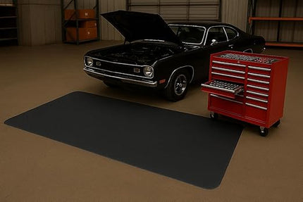 Safe Step Anti-Fatigue Floor Mat, Vinyl, 4'x6', Black (24040603BLK)