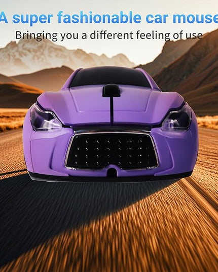 elec Space Car Mouse, Wireless Mouse (Purple)