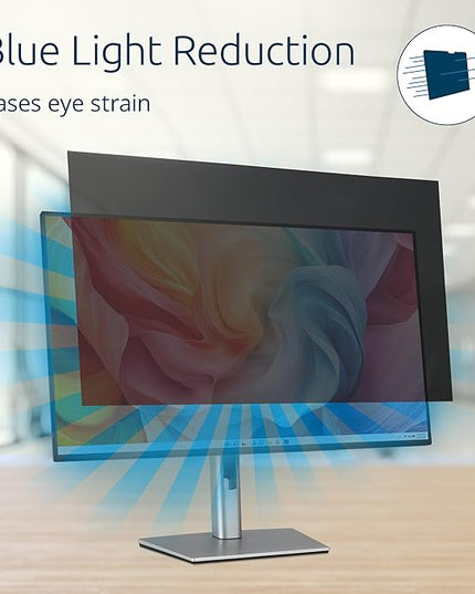 Kensington High Clarity Privacy Screen for 24 inch 16:9 Widescreen Monitor, Easy Installation Computer Privacy Filter for Desktop, 2H Hardness Protection, Compatible with LG Samsung Dell, HC240A169A