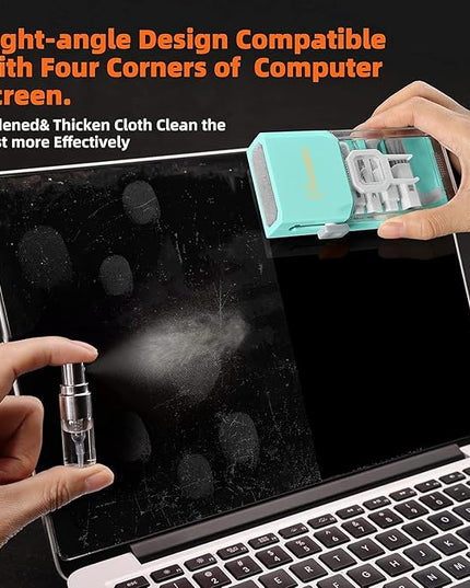 Laptop Screen Keyboard Cleaner Kit, All in 1 Electronics Cleaning Tool for MacBook iPad iPhone Pro Cell Phone, Brush Tool for Tablet, Computer, PC Monitor,TV Camera Lens with Patent
