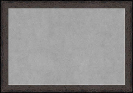 Amanti Art Black Framed Magnetic Board 19x27 Medium Vision Board for use with Magnets, 100% Metal Sheet to Display Items as Office Decor or for Home Organization in mudroom, Kitchen or Kids Room