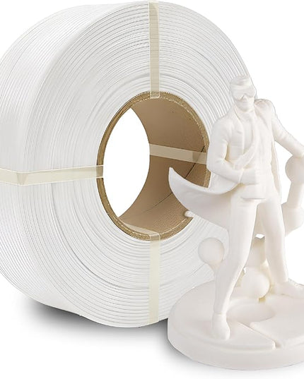 Polymaker Panchroma Refill Spool White PLA 3D Printing Filament Refill, Compatible with All Reusable Spools and All Major FDM 3D Printers, Tangle-Free, Vibrant Colors, 1.75mm 1kg