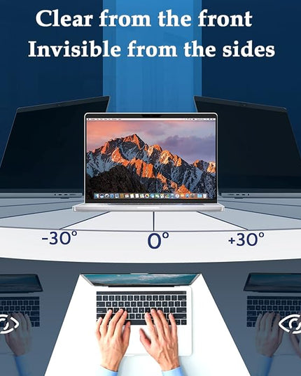 Privacy Screen MacBook Pro 13 Inch (2016-2022, M1,M2) and MacBook Air 13 In(2018-2021, M1), Magnetic Removable Anti-Glare Privacy Filter with Camera Cover, Laptop Privacy Screen Protector for Mac 13in IPROKKO