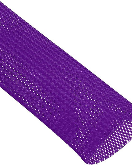 uxcell Expandable Sleeving, 1 1/2-inch 25ft Cable Sleeve, Purple