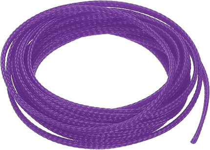 uxcell PET Expandable Sleeving 10ft 1/8" Purple Cable Management Sleeve Cord Organizer for Wrap Protect Cable