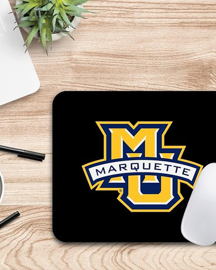 OTM Essentials Marquette University Standard Fabric Mouse Pad, Desk Accessories, Standard Fabric Gaming Mouse Pad, Triple Wordmark V1
