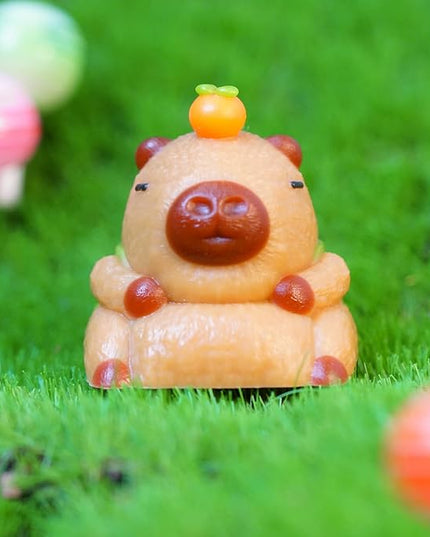 Cute Capybara Artisan Keycap R1 SA Profile Custom Cartoon Replacement Keycaps 1U ESC Handmade Gaming Resin Key Cap Cherry MX Switch Compatible Mechanical Keyboard Lover Gift