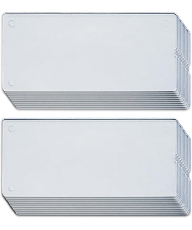 BLUE GINKGO 20 Dividers - Compatible with Small 20-Drawer Storage Cabinet (20-Pack) - Clear