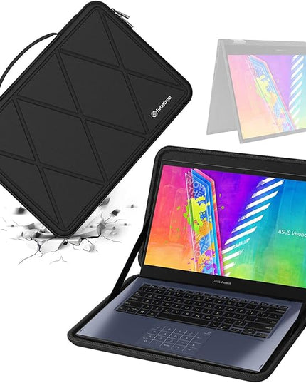 Smatree Hard EVA Protective Sleeve Case Compatible for 14 inch ASUS Vivobook Go 14 Flip (J1400), for ASUS Vivobook 14 Notebook Bag (X8246)