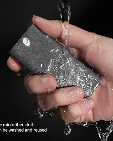 CLICK CLEAN Touchscreen Mist Cleaner, Screen Cleaner, All in One Screen Cleaner Spray with Microfiber and Phone Stand for All Phones, Laptop and Tablet Screens (Grey)