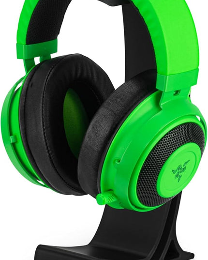 BRAINWAVZ Desktop Headphone Stand - Curved Hanger with Non-Slip Base & Cable Management- Compatible with SteelSeries, Sennheiser, Razer, Bose, Sony & More – (HP037)