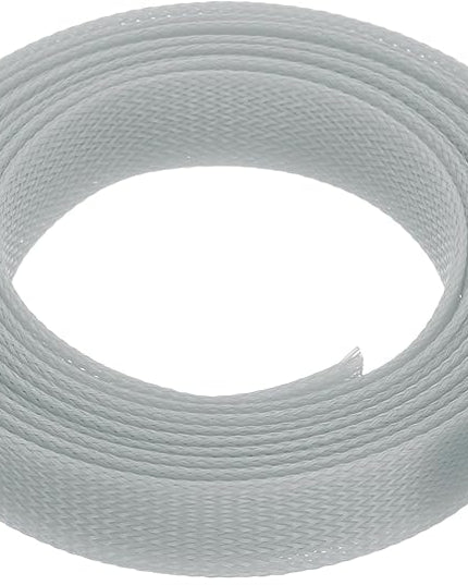 uxcell Expandable Sleeving,1 3/16-inch 10ft Cable Sleeve, Gray