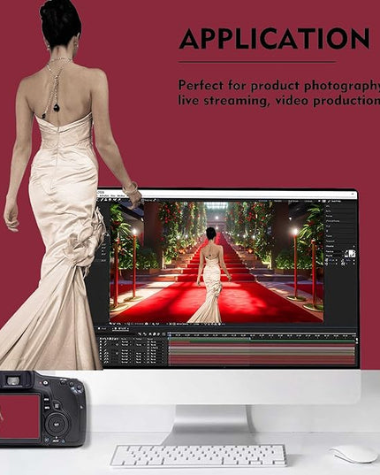 Wine Red Photography Backdrop for Photoshoot, Photo Backdrop Curtain, Perfect Burgundy Backdrops for Party Portrait Photoshoots Video Studio 8FTx10FT