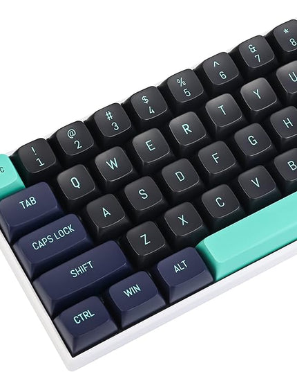 Guffercty kred 160 Keys CSA Keycap PBT Double-Shot Ball Shape Custom Keycaps Set with 6.25u/7u Spacebar for ANSI & ISO Layout Cherry MX Gateron Kailh Switches(Shark-CSA)