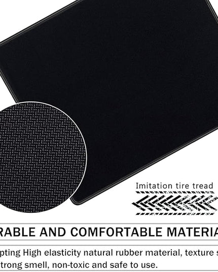 SaiTech IT 5 Pack 2mm Mouse Pad with Stitched Edges Non-Slip Rubber Base, Premium-Textured and Waterproof Mousepads Bulk, Mouse Pad for Computers, Laptop, Office & Home, 8.66 x 7.1 inch