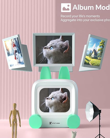 Small TV Audio Weather Clock,Weather Station,Robot Alarm Clock,Desktop Decoration, Retro Mini Small Cute Speaker