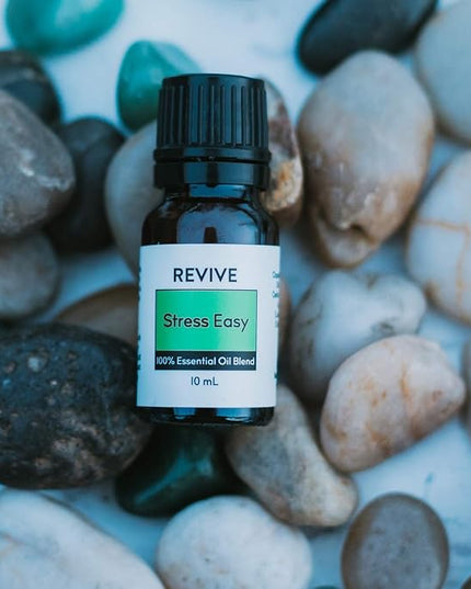 Stress Easy Essential Oil Blend by Revive Essential Oils - 100% Pure Therapeutic Grade, for Diffuser, Humidifier, Massage, Aromatherapy, Skin & Hair Care