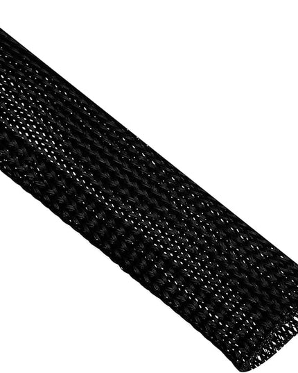 uxcell Expandable Sleeving, 1-inch 25ft Cable Sleeve, Black