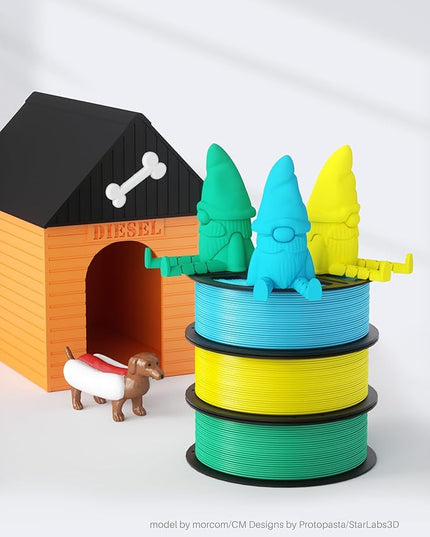 ELEGOO PLA Filament 1.75mm Bundle 4KG, 3D Printer Filament Dimensional Accuracy +/- 0.02mm, 4pcs 1kg Spool(2.2lbs) Fit Most FDM 3D Printers (True Red, Yellow, Orange, Neon Green)