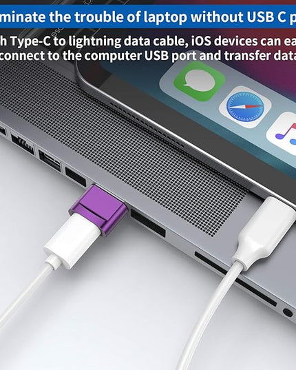 USB C Female to USB Male Adapter (4-Pack),Type C to USB A Charger Cable Adapter for iPhone 11 12 13 14 15 Pro Max,Samsung Galaxy S24 S23 S22 Ultra,Google Pixel 7 6 5,iWatch Watch Series 7 SE,AirPods
