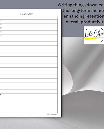 TO DO List Notepads (2 Pack, 50 Pages Each) Planner Pads. ToDo Checklist w/Priority & Note Sections. Organize & Track Projects, Clients or Daily Tasks. 5.5 X 8.5, A5 Sheets. Made in the USA.