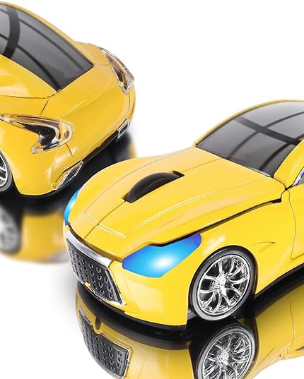 elec Space Car Mouse, Wireless Mouse (Yellow)