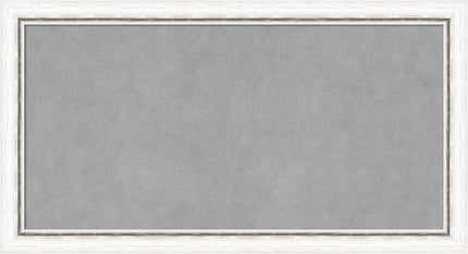 Amanti Art White Framed Magnetic Board 14x26 Small Vision Board for use with Magnets, 100% Metal Sheet to Display Items as Office Decor or for Home Organization in mudroom, Kitchen or Kids Room