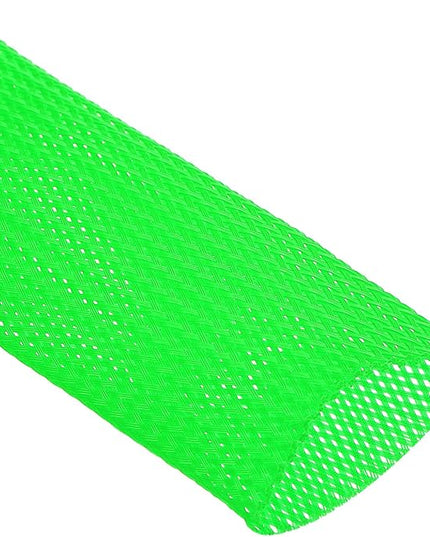 uxcell Expandable Sleeving,2 3/8-inch 10ft Cable Sleeve, Green