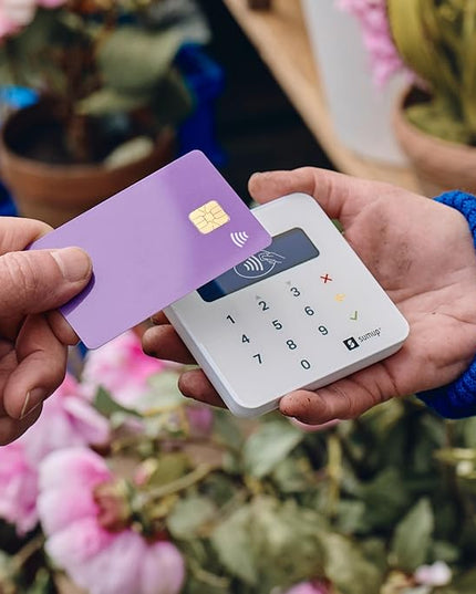 SumUp Plus Card Reader, Bluetooth - NFC RFID Credit Card Reader for Smartphone